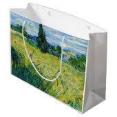 ビンセント・ファン・ゴッホ – ヒノキと緑の小麦畑 ラージペーパーバッグ (裏面アングル)