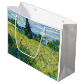 ビンセント・ファン・ゴッホ – ヒノキと緑の小麦畑 ラージペーパーバッグ (正面アングル)