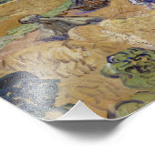 ビンセント・ファン・ゴッホ – リーパーと小麦のスタック フォトプリント            (角)