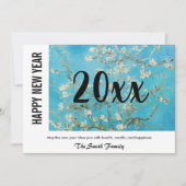 ビンセント・ファン・ゴッホ – 新年おめでとう/アーモンド・ブロッサム シーズンカード (正面)