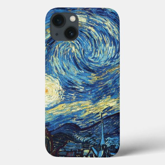 ビンセント・ファン・ゴッホ「星空の夜」iPhoneケース Case-Mate iPhoneケース (裏面)