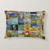 ビンセント・ファン・ゴッホ-最高傑作モザイク・パッチワーク アクセントクッション (裏面)