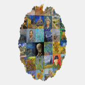 ビンセント・ファン・ゴッホ-最高傑作モザイク・パッチワーク オーナメントカード (右)