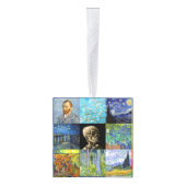 ビンセント・ファン・ゴッホ-最高傑作モザイク・パッチワーク キューブオーナメント (右)