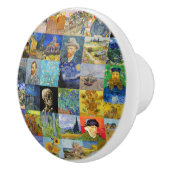 ビンセント・ファン・ゴッホ-最高傑作モザイク・パッチワーク セラミックノブ (右)