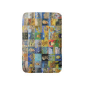 ビンセント・ファン・ゴッホ-最高傑作モザイク・パッチワーク バスマット (正面縦)