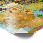 ビンセント・ファン・ゴッホ-最高傑作モザイク・パッチワーク フォトプリント            (角)