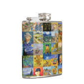 ビンセント・ファン・ゴッホ-最高傑作モザイク・パッチワーク フラスク (右)