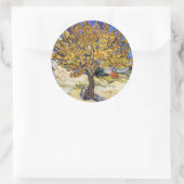 ビンセント・ファン・ゴッホ – 桑の木 ラウンドシール (バッグ)