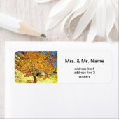 ビンセント・ファン・ゴッホ、桑の木 ラベル (インサイチュ)