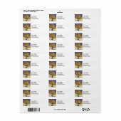 ビンセント・ファン・ゴッホ – 桑の木 ラベル (フルシート)