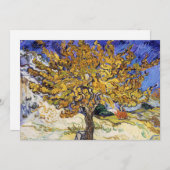 ビンセント・ファン・ゴッホ – 桑の木 招待状 (正面/裏面)