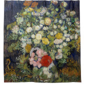 ビンセント・ファン・ゴッホ – 花瓶の花束 シャワーカーテン (正面)