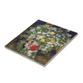 ビンセント・ファン・ゴッホ – 花瓶の花束 タイル (側面)