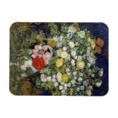 ビンセント・ファン・ゴッホ – 花瓶の花束 マグネット (横)