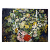 ビンセント・ファン・ゴッホ – 花瓶の花束 ラージペーパーバッグ (裏面)