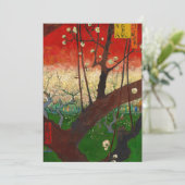 ビンセント・ファン・ゴッホ – 開花梅の木 サンキューカード (スタンド正面)