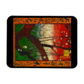 ビンセント・ファン・ゴッホ – 開花梅の木 マグネット (横)