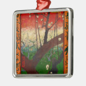 ビンセント・ファン・ゴッホ – 開花梅の木 メタルオーナメント (左)