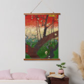 ビンセント・ファン・ゴッホ – 開花梅の木 吊り下げ型タペストリー (寝室)