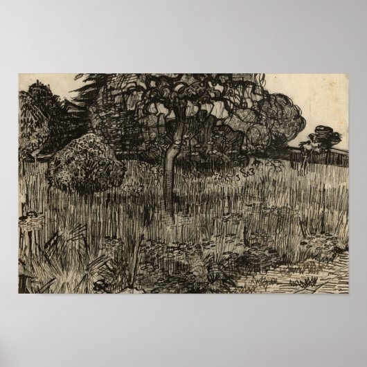 ビンセント・ファン・ゴッホ – 間引きツリー ポスター (正面)