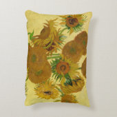 ビンセント・ファン・ゴッホ-15ひまわりの花と花瓶 アクセントクッション (裏面(縦))