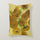 ビンセント・ファン・ゴッホ-15ひまわりの花と花瓶 アクセントクッション (正面(垂直))