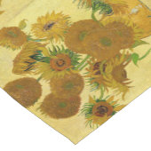 ビンセント・ファン・ゴッホ-15ひまわりの花と花瓶 ショートテーブルランナー (コーナー)