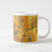 ビンセント・ファン・ゴッホ-15ひまわりの花と花瓶 ジャンボコーヒーマグカップ (右)