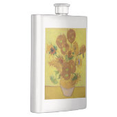 ビンセント・ファン・ゴッホ-15ひまわりの花と花瓶 フラスク (右)