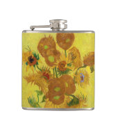 ビンセント・ファン・ゴッホ-15ひまわりの花と花瓶 フラスク (正面)