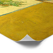 ビンセント・ファン・ゴッホ-15ひまわりの花と花瓶 ポスター (角)