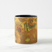 ビンセント・ファン・ゴッホ-15ひまわりの花と花瓶 マグカップ (中央)