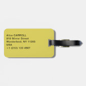 ビンセント・ファン・ゴッホ-15ひまわりの花と花瓶 ラゲッジタグ (裏面横)