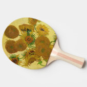 ビンセント・ファン・ゴッホ-15ひまわりの花と花瓶 卓球ラケット (横)