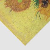 ビンセント・ファン・ゴッホ-15ひまわりの花と花瓶 薄葉紙 (詳細)