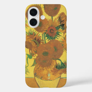 ビンセント・ファン・ゴッホ-15ひまわりの花と花瓶 iPhone 16ケース