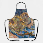 ビンセント・ファン・ゴッホ- Four Cut Sunflowers エプロン (正面)