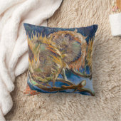 ビンセント・ファン・ゴッホ- Four Cut Sunflowers クッション (ブランケット)