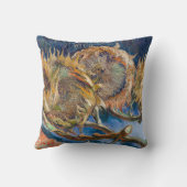 ビンセント・ファン・ゴッホ- Four Cut Sunflowers クッション (裏面)