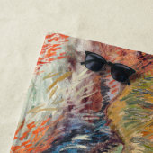 ビンセント・ファン・ゴッホ- Four Cut Sunflowers ビーチタオル (インサイチュ)