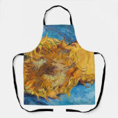 ビンセント・ファン・ゴッホ- Two Cut Sunflowers エプロン (正面)