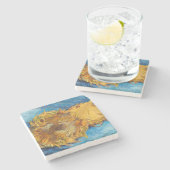 ビンセント・ファン・ゴッホ- Two Cut Sunflowers ストーンコースター (横)