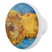 ビンセント・ファン・ゴッホ- Two Cut Sunflowers セラミックノブ (右)