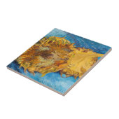 ビンセント・ファン・ゴッホ- Two Cut Sunflowers タイル (側面)