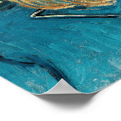 ビンセント・ヴァンゴッホポートレートポストマンジョセフルーリン ポスター (角)