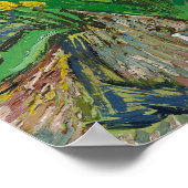 ビンセント・ヴァンゴッホ孤独アイリス開花植物学 ポスター (角)