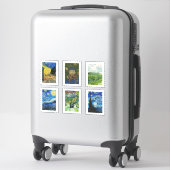 ビンセント・ヴァンゴッホ郵便切手シール シール (スーツケース)