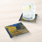 ビンセント・ヴァンゴッホ-カフェ・テラス・アット・ナイト ガラスコースター (アングル)