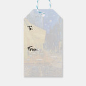 ビンセント・ヴァンゴッホ-カフェ・テラス・アット・ナイト ギフトタグ (裏面)